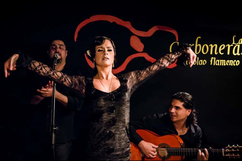 Spettacolo di flamenco al tablao Las Carboneras