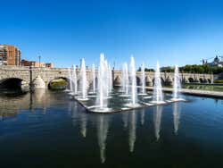 Fontane di Madrid Río
