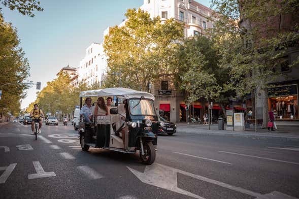 Tour privato di Madrid in tuk tuk